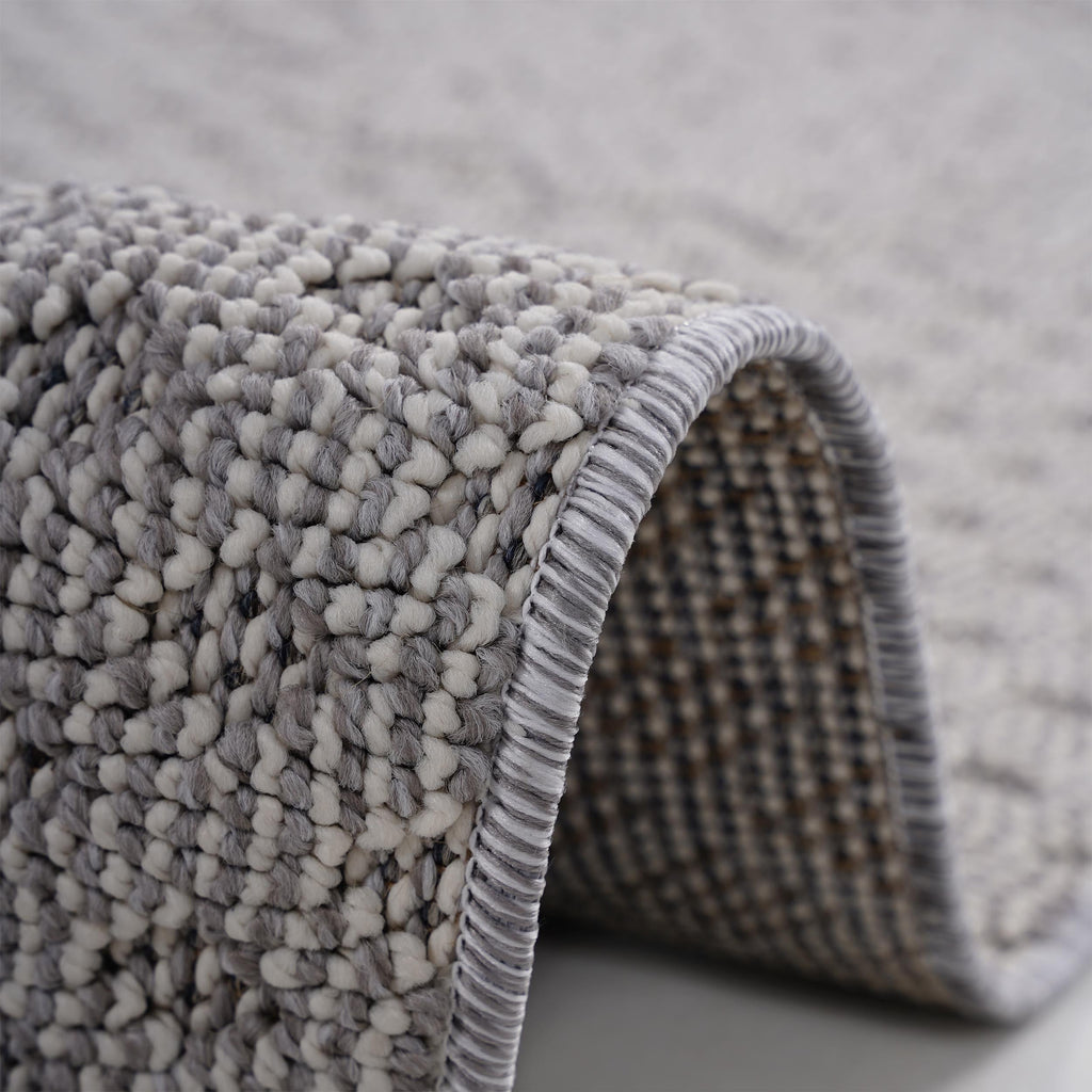 Guros 2X8 Cream Trellis Indoor Outdoor Runner Rug