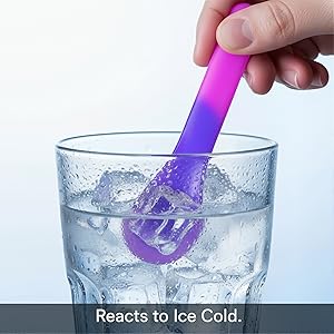 30 Pack Color Changing Ice Cream Spoons, 5.15 Inch Break-resistant