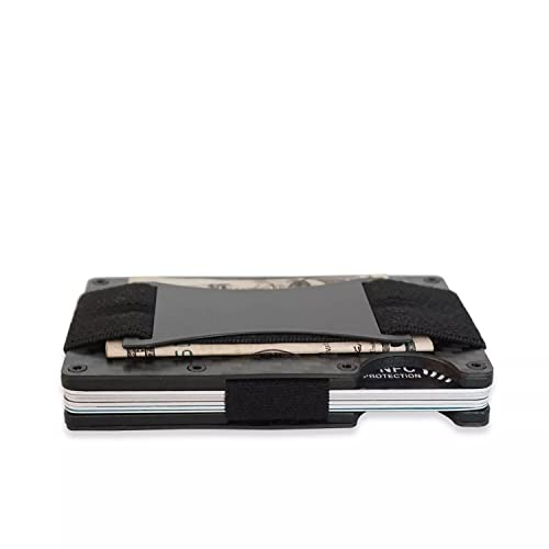100% Carbon Fiber Minimalist Metal Carbon Fiber Wallet, Card Bag