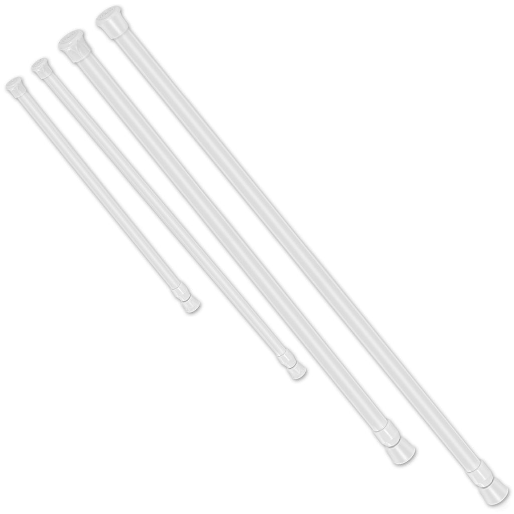 1Pc Tension Curtain Rod Spring Load Adjustable Curtain Pole Heavy-duty