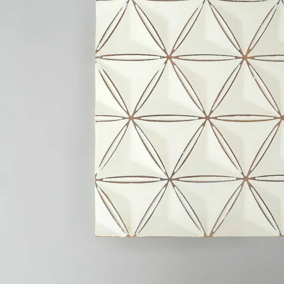 Black Square Shape Handcrafted MDF Wall Decor -16 X16 Elegant Home