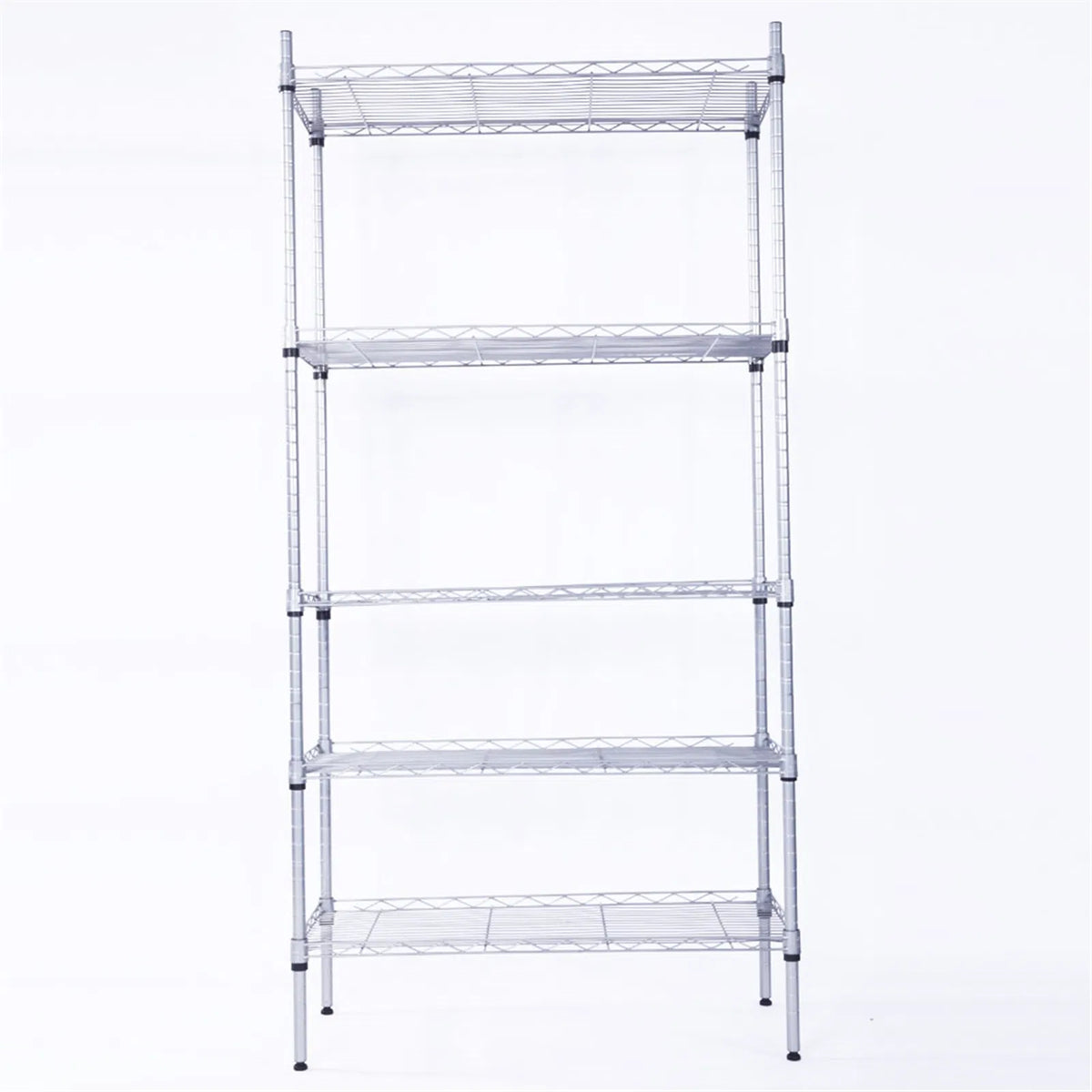 5-Shelf Adjustable; Heavy Duty Storage Shelving Unit ; Steel Organizer