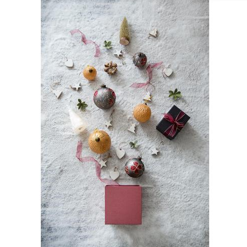 D4.7 Christmas Ball Ornaments, Glass Decorative Hanging Ball Christmas
