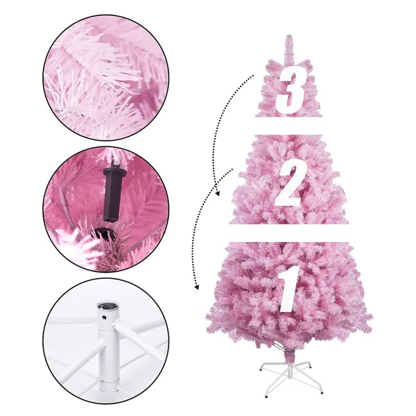 5FT Christmas Tree Pink