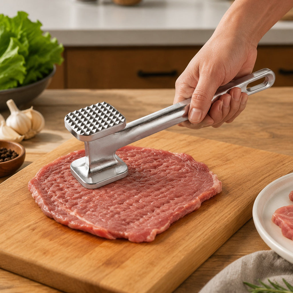 Dual Sided Meat Mallet Tenderizer Steak Chicken Beef Hammer Kitchen