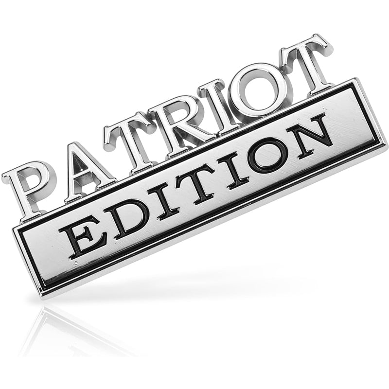 2pcs Patriot Edition Emblems, Emblem 3D Badge Decal Car Truck SUV