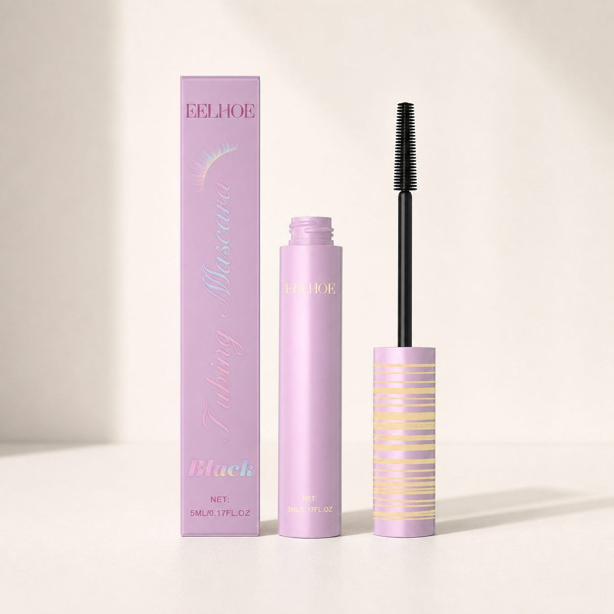 Eelhoe Lengthening And Curling Mascara, Black, 5 Ml