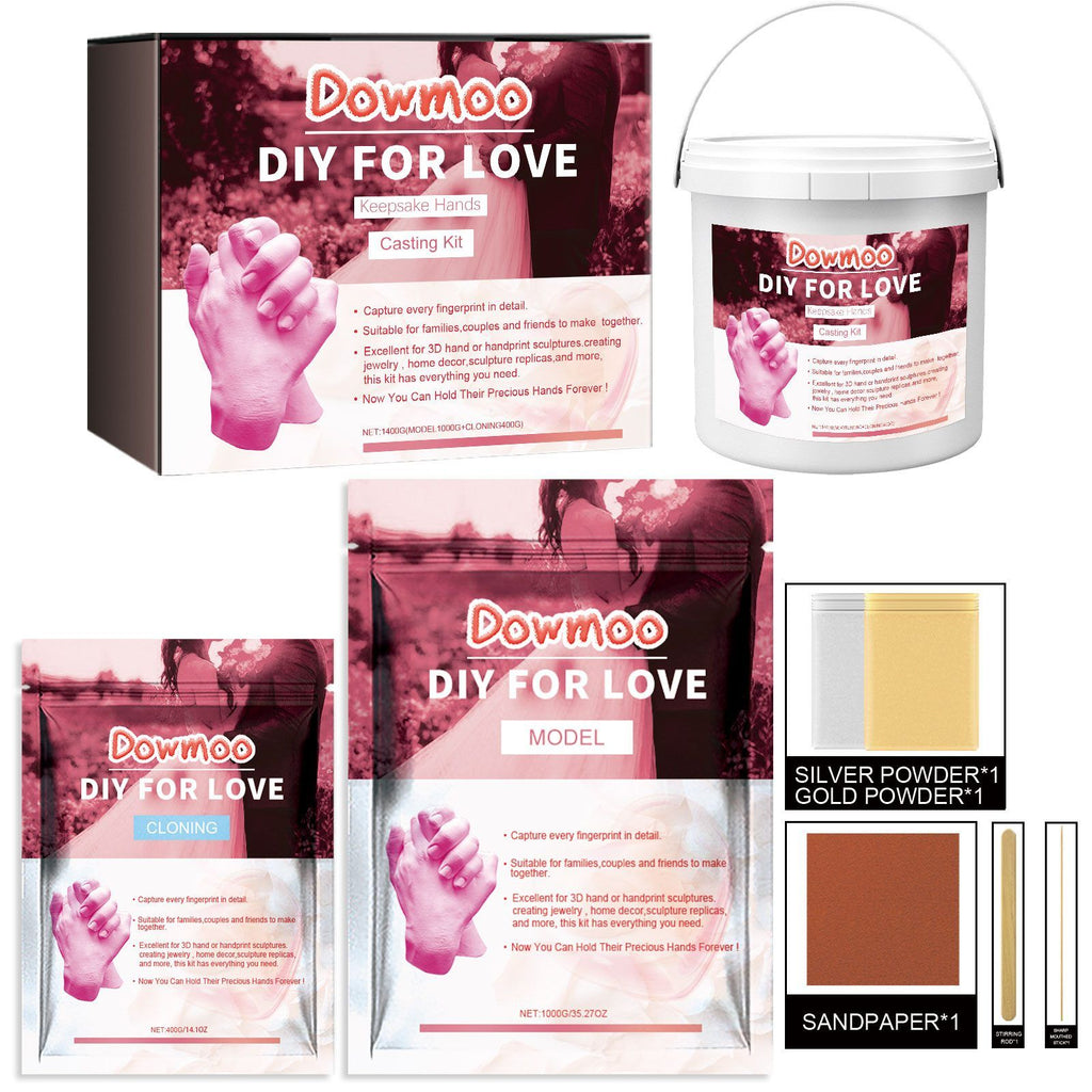 Dowmoo DIY Hand Casting Kit, 1400 G