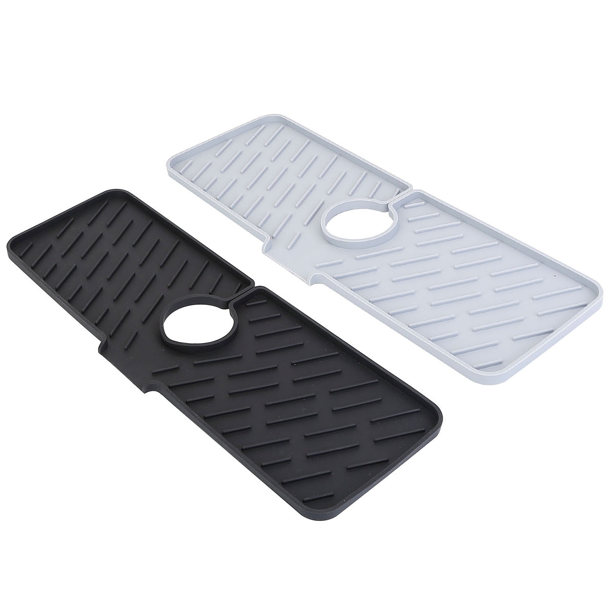 1Pc Silicone Faucet Mat Kitchen Sink Splash Guard Drain Mat Drying Pad