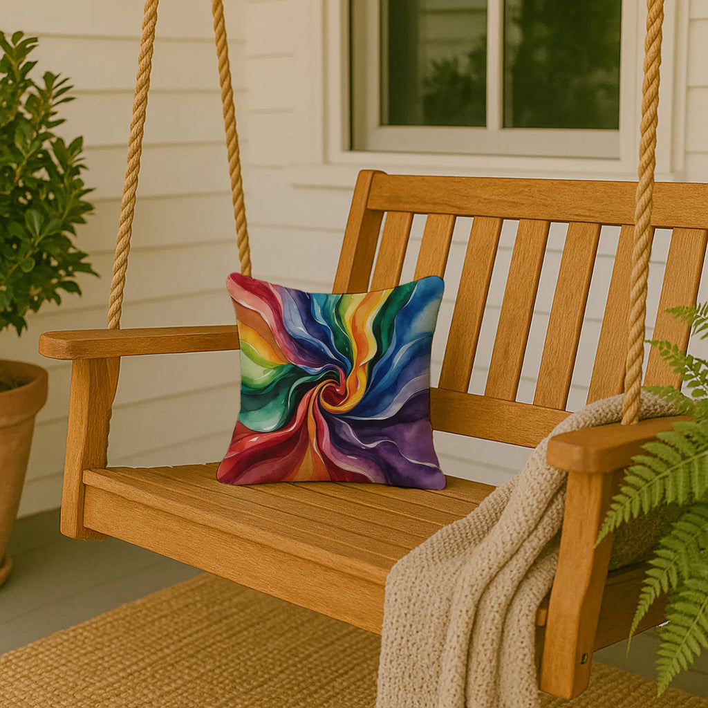 Gay Pride Throw Pillow Machine Washable, Indoor Outdoor Decorative