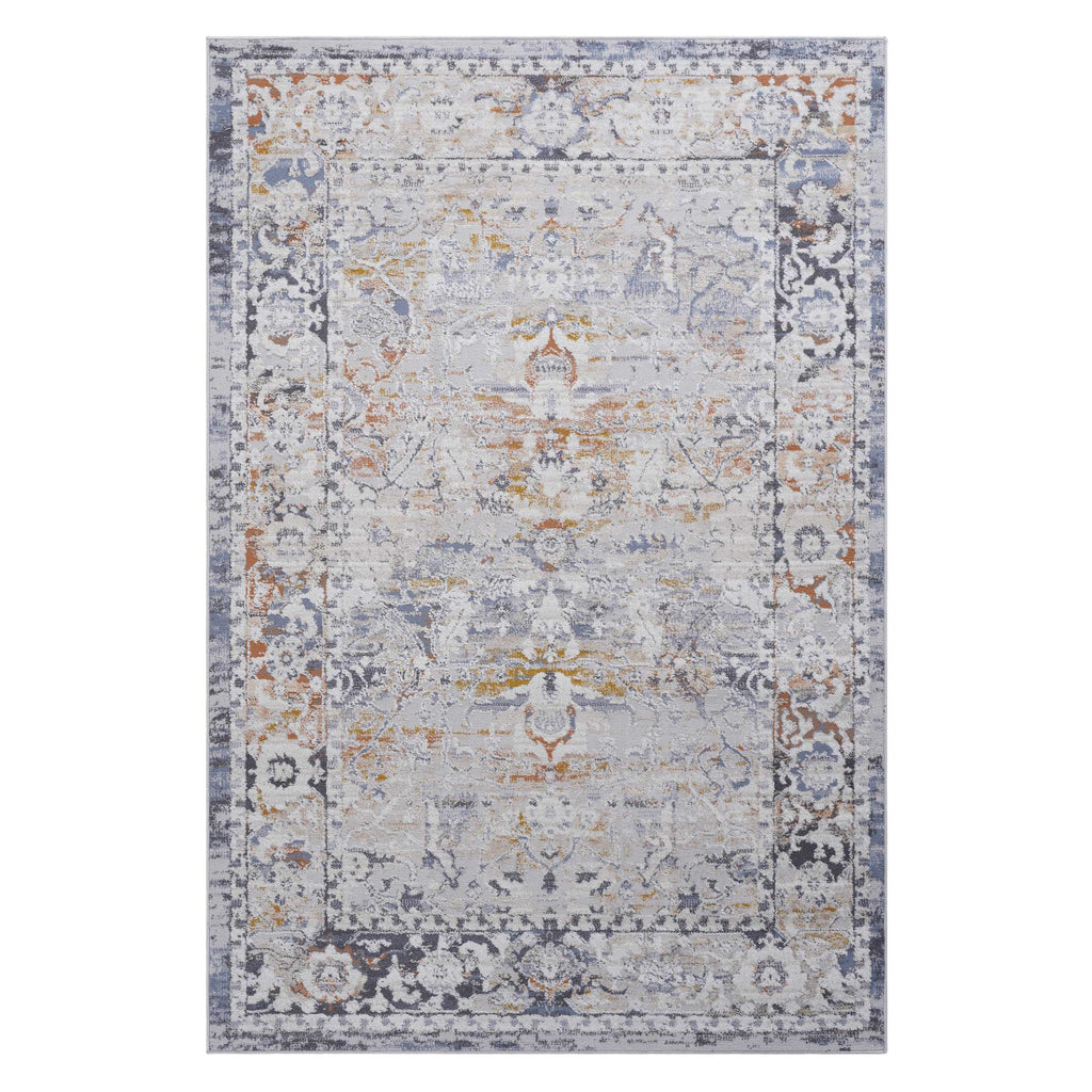 Payas 2X3 Ivory Grey Traditional Doormat Rug