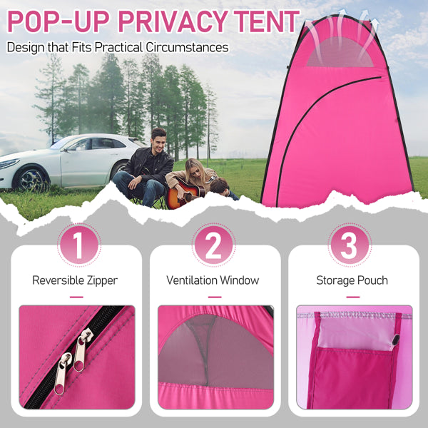 Portable Outdoor Pop-up Toilet Dressing Fitting Room Privacy Shelter