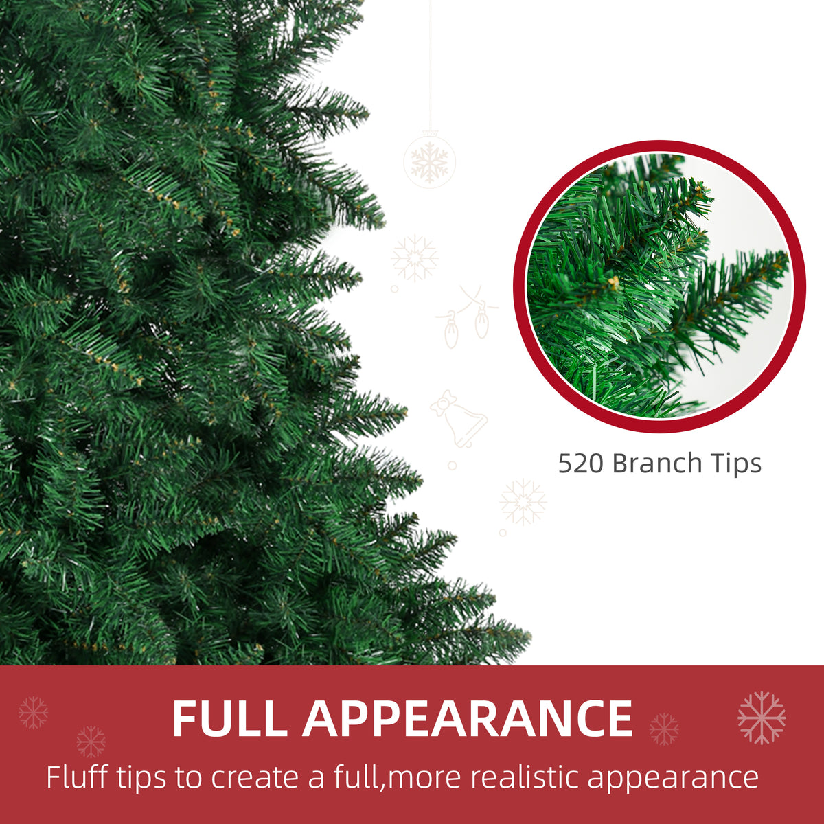5' Artificial Half Christmas Trees With Auto Open