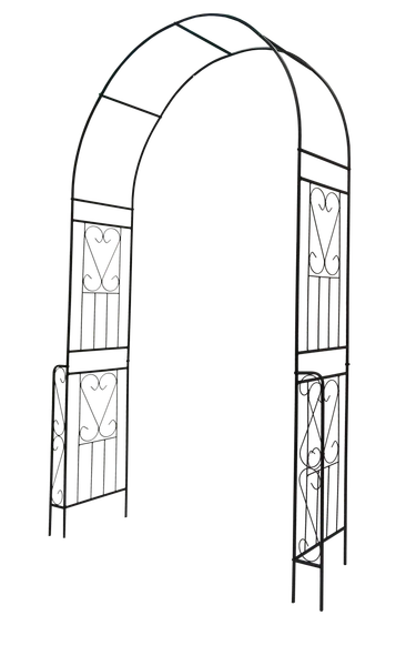 Metal Garden Arch W55'' X H94.5'' Garden Arbor Trellis Climbing Plants