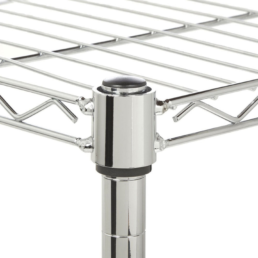 5-Layer Chrome Plated Iron Shelf 180x90x35 Chrome