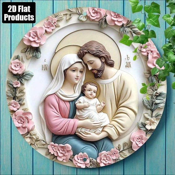 2D Flat Wooden Sign Wall Decor, "" Sign Wall Decor, Decor, 8x8 Inch
