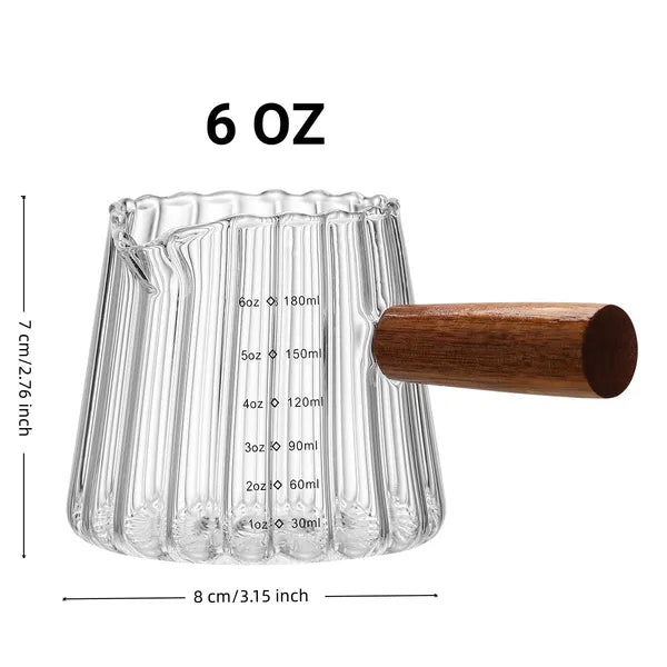 1 Pcs 180ml Mini Coffee Cup, Glass Milk Cup, Italian Coffee Cup
