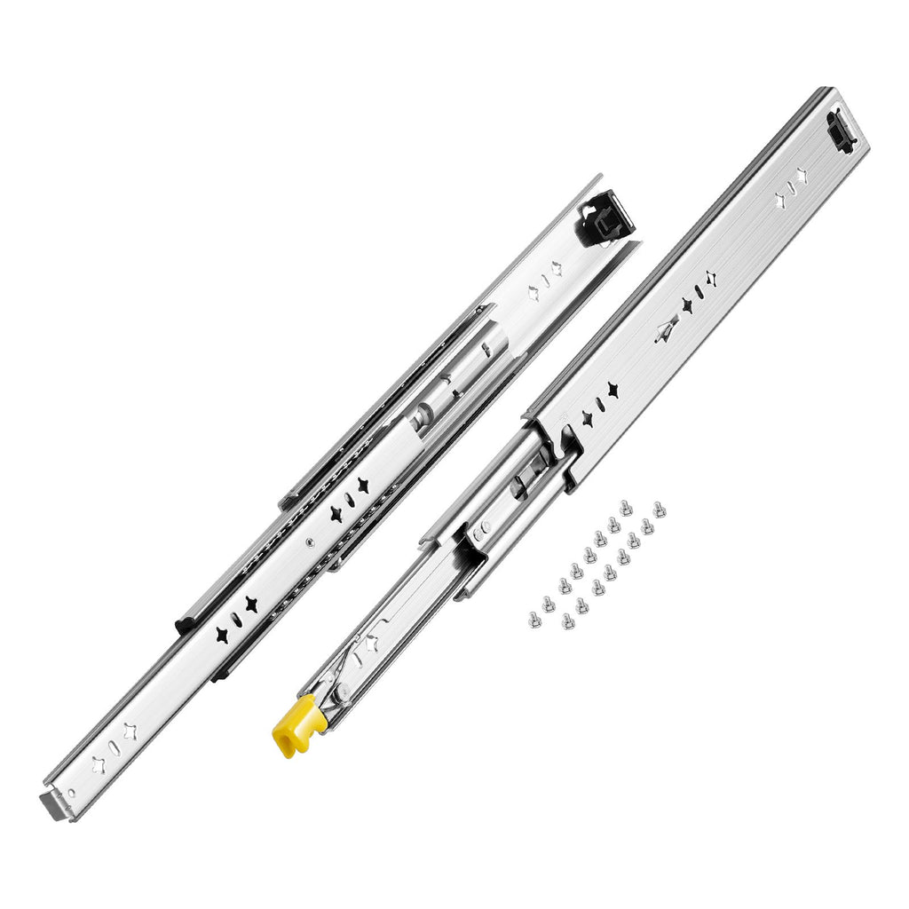 1 Pair 16-60 In Drawer Slides Ball Bearing Full Extension