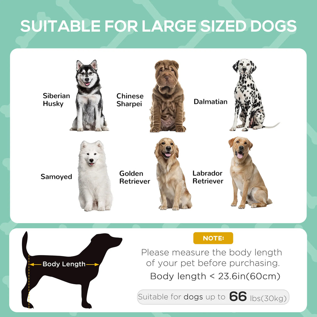 Large Elevated Dog Bed 6.2" L X 29.9" W 36.2" H Foldable Outdoor Cat