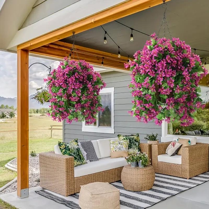 Rustic Farmhouse Style Retro Artificial Flower Wall Hanging For Home