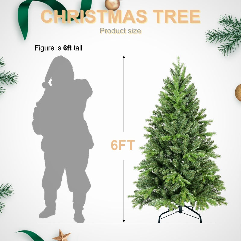 PE, PVC Christmas Tree, Green