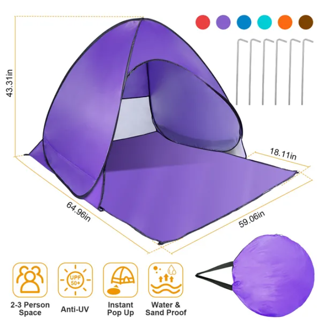 UV Resistant Automatic Waterproof Tent Canopy