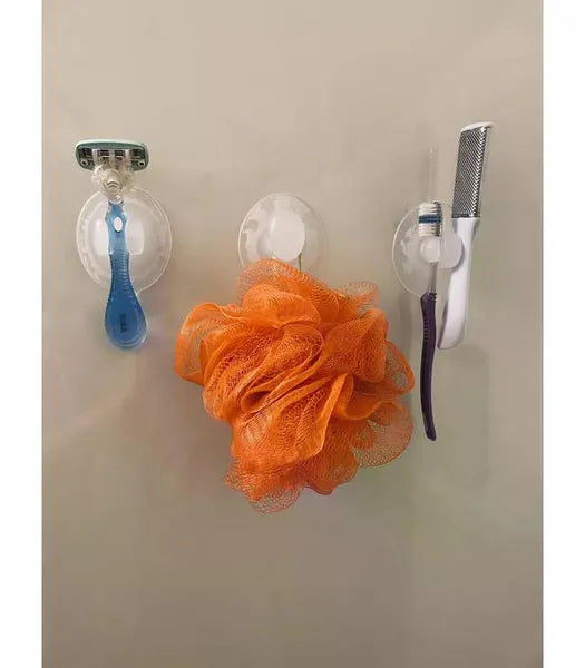 3pc Suction Bath Set: Microfiber, Machine Washable, Non-slip Backing