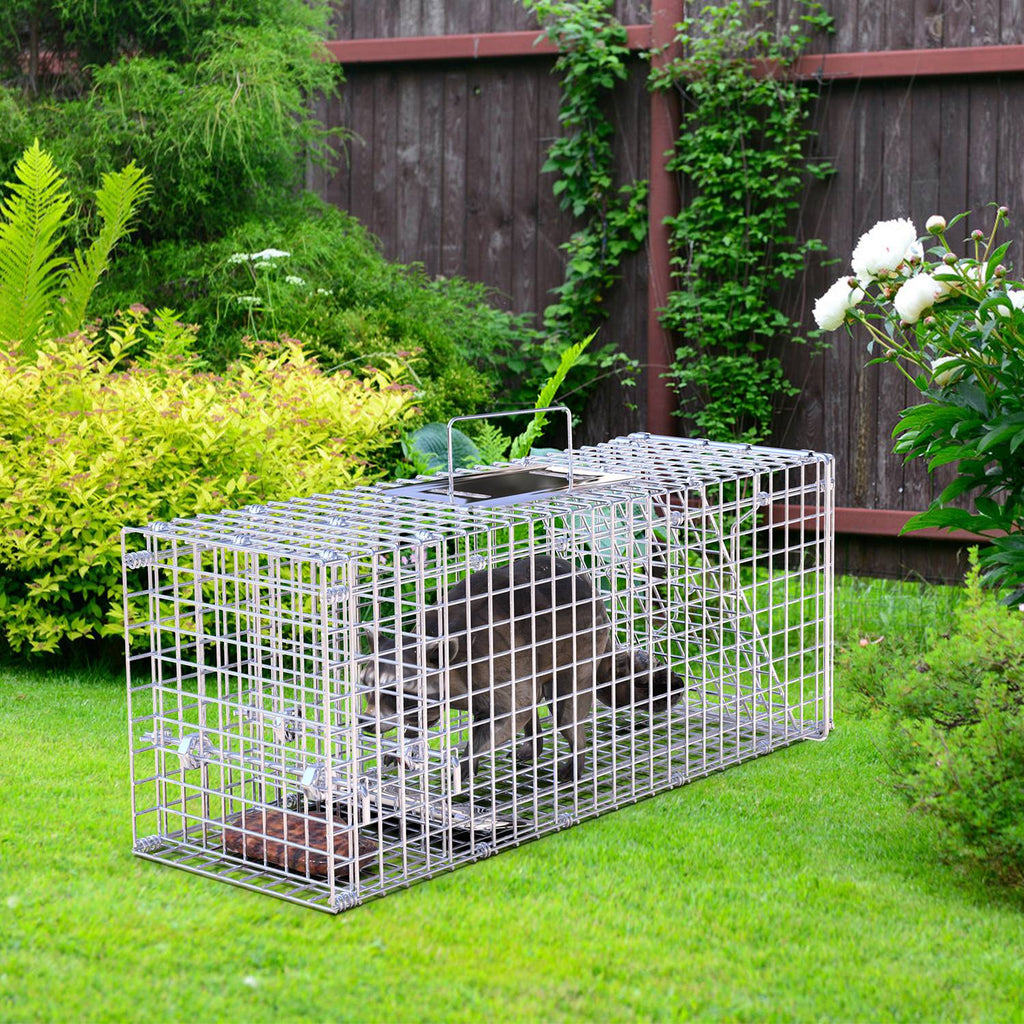 1Pc 25.59Inch Live Humane Animal Trap For Spring Summer Cage Heavy Duty