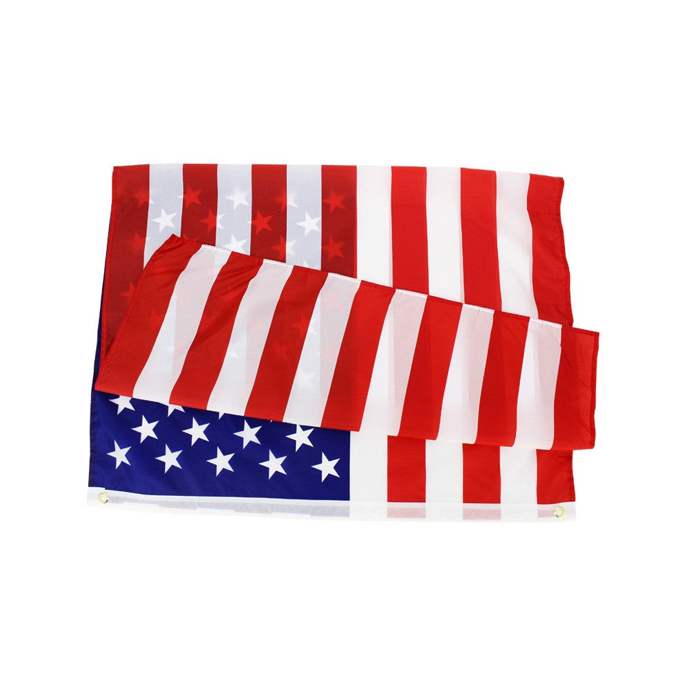 4X6FT Polyester American Flag 120cmX180cm USA Flag Outdoor Yard Decor