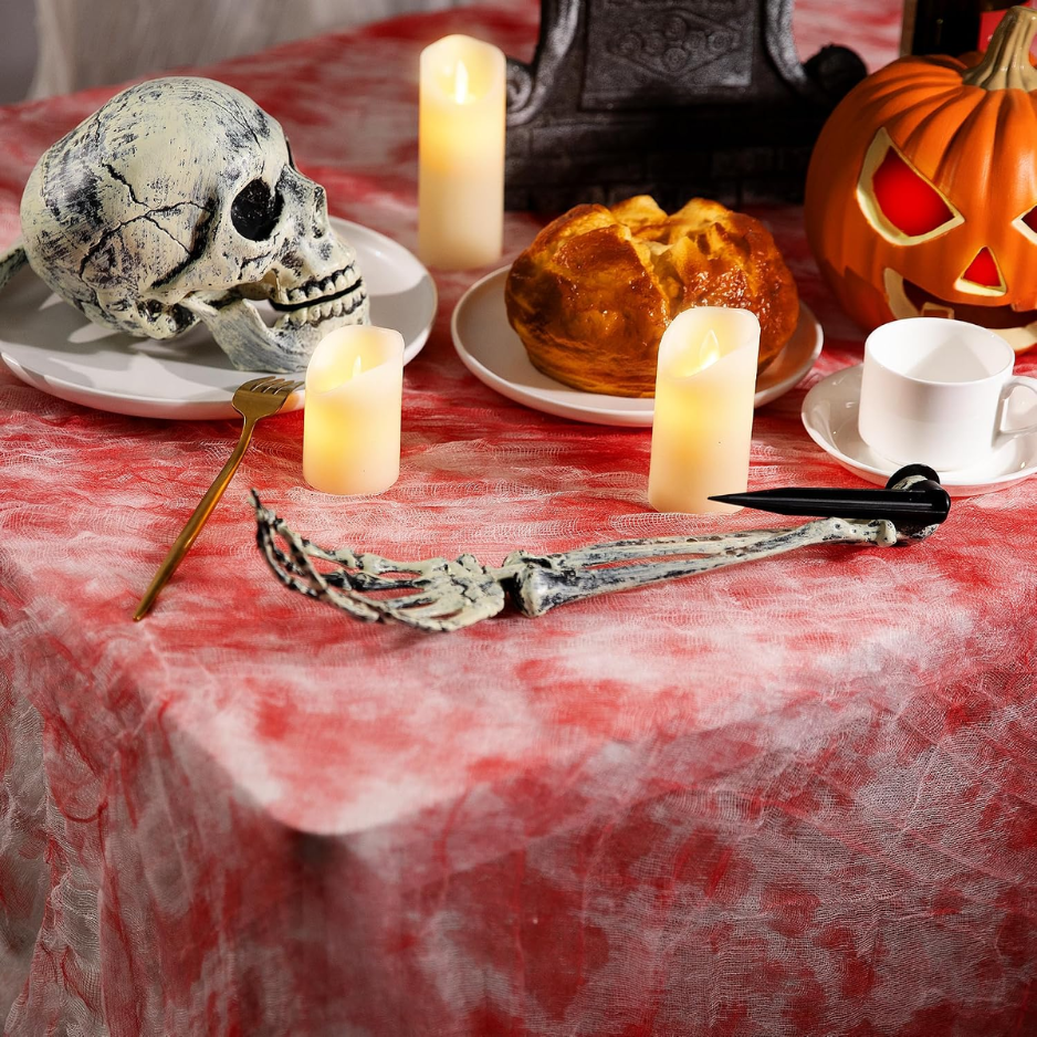 400 X 85 Halloween Creepy Cloth Large Size Spooky Fabric - Scary Gauze
