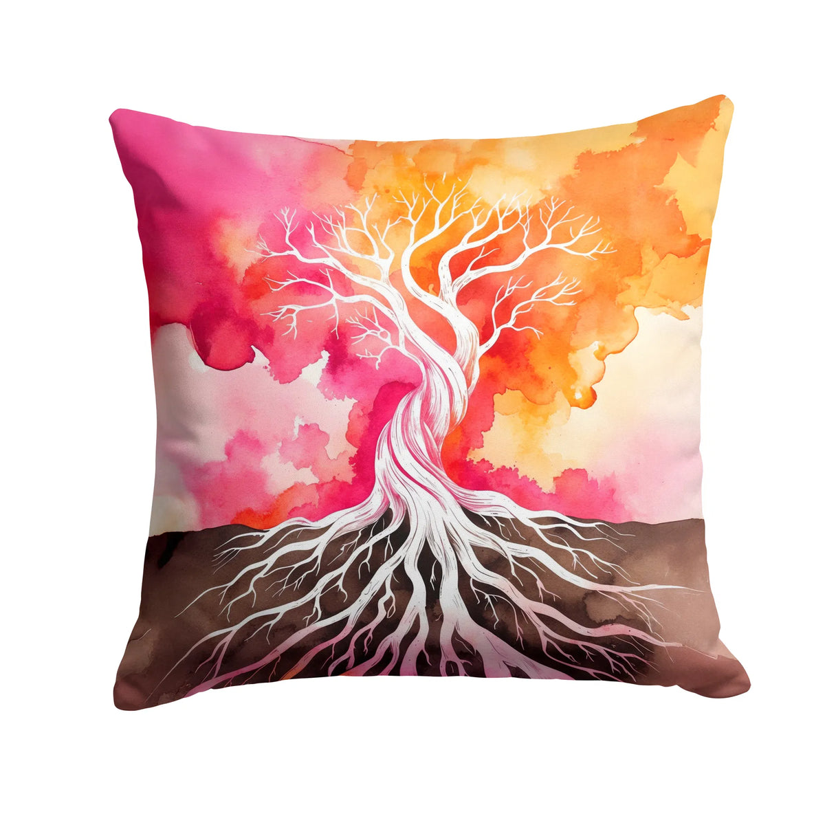 Rooted In Lesbian Pride Throw Pillow Machine Washable, Indoor Outdoor