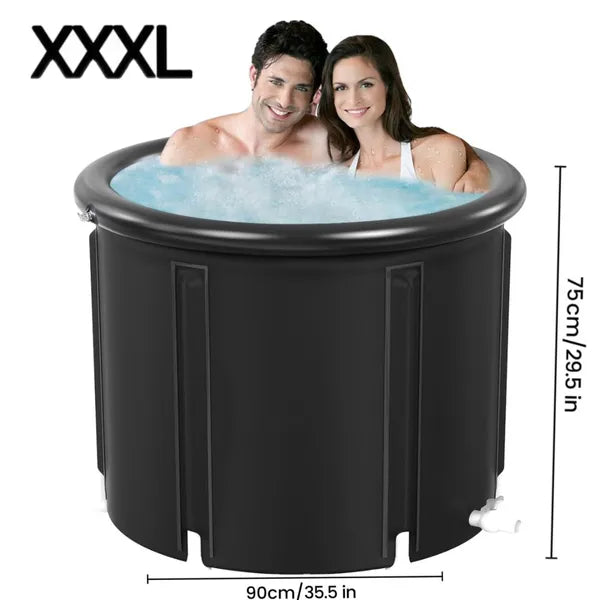 XXL Ice Bath Tub, 102 GL Cold Plunge Tub, Portable Plunge Pool