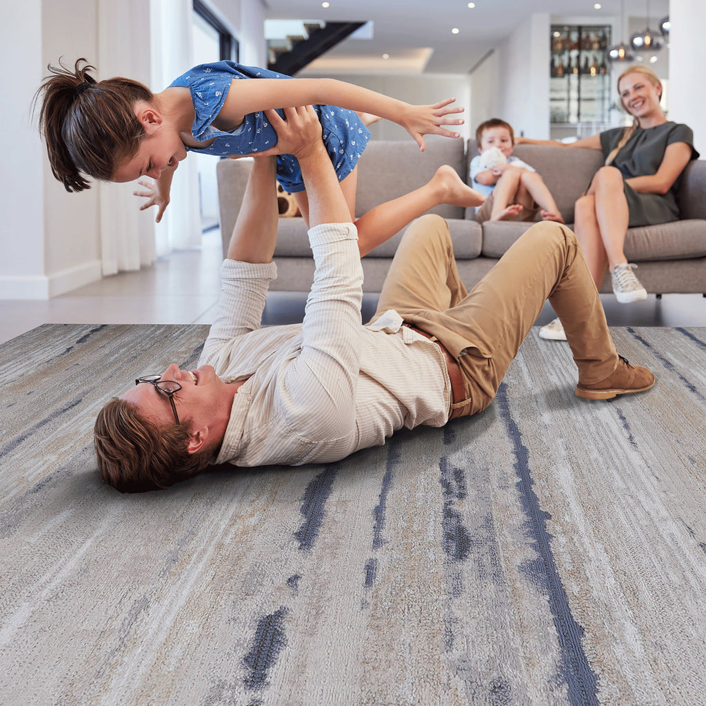 Payas 2X8 Brown Striped Runner Rug