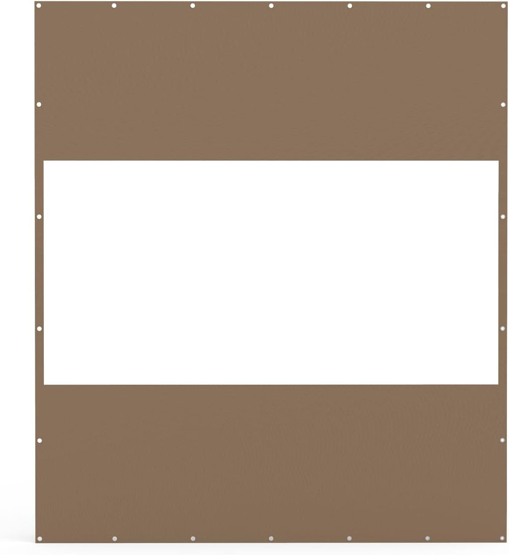Heavy Duty Outdoor Clear Panel Curtain, 18 Oz Waterproof PVC Polyester
