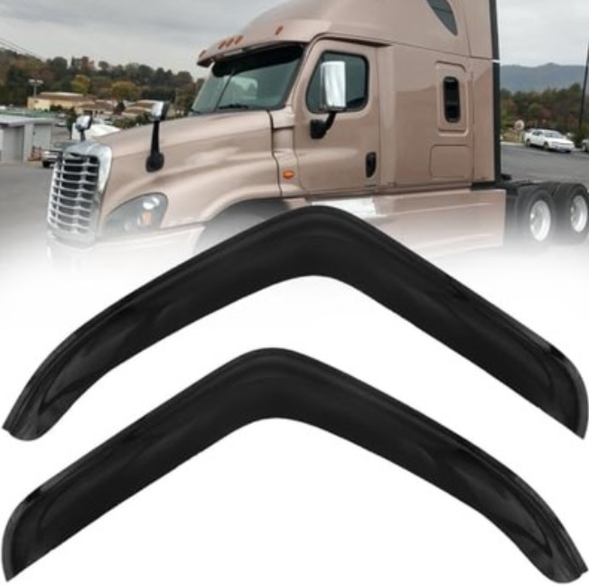 Window Air Guard Deflectors Compatible With 2007-2017 Freightliner