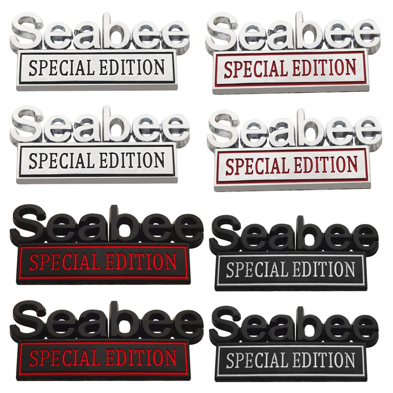 2pack Seabee Special Edition Emblems, Seabee Emblem 3D Badge Decal Car
