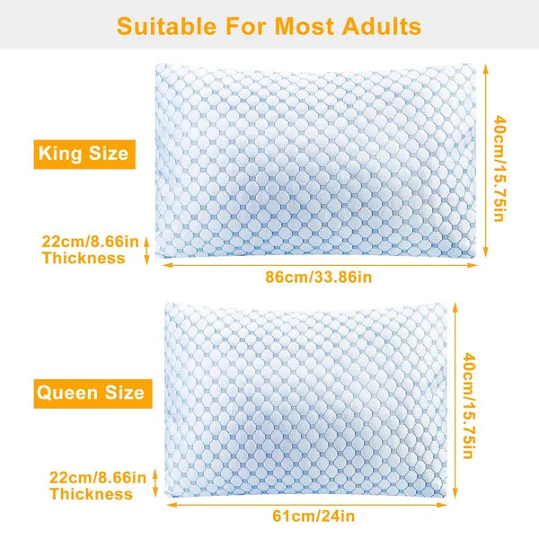 Bed Pillows Cooling Memory Foam Pillow Ventilated With Cooling Gel