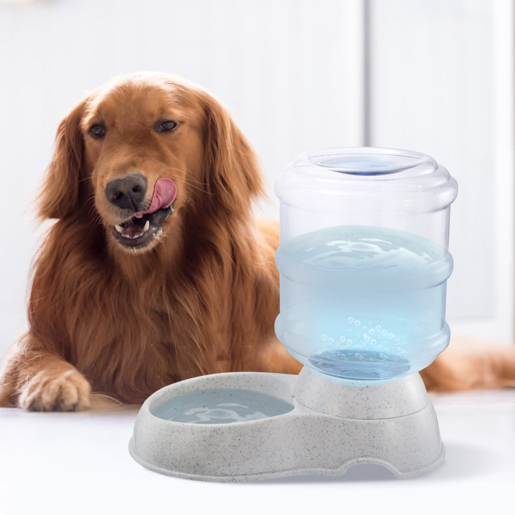 3.5L 1Gal Pet Water Dispenser Self-dispensing Gravity Pets Water Feeder