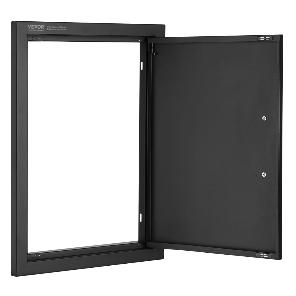 BBQ Access Door, 16W X 22H Inch Single Outdoor Kitchen Door, Cold Plate