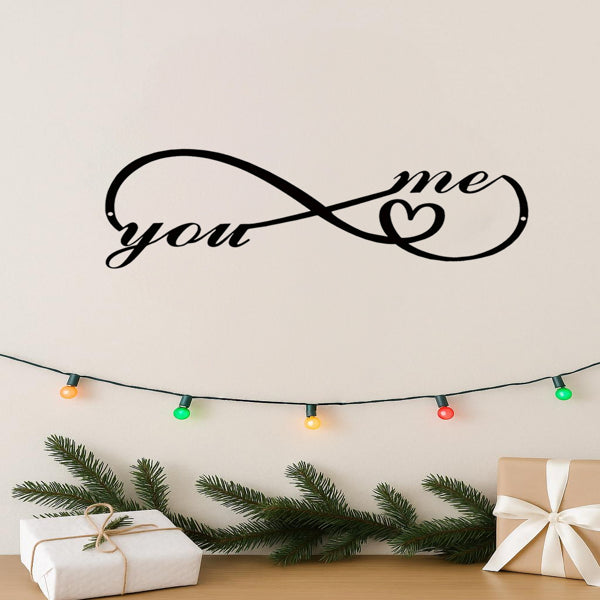 Custom Gothic Iron Wall Art Personalized Dark Romance Sign For Couples