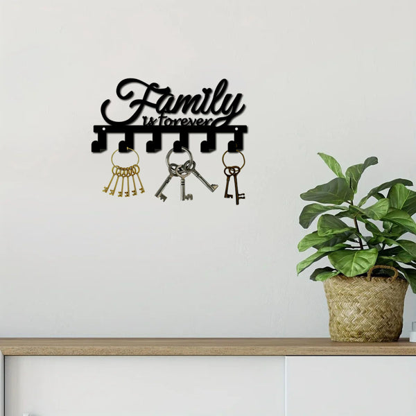 Modern Wall Mounted Key Holder With Shelf Entryway Organizer For Home