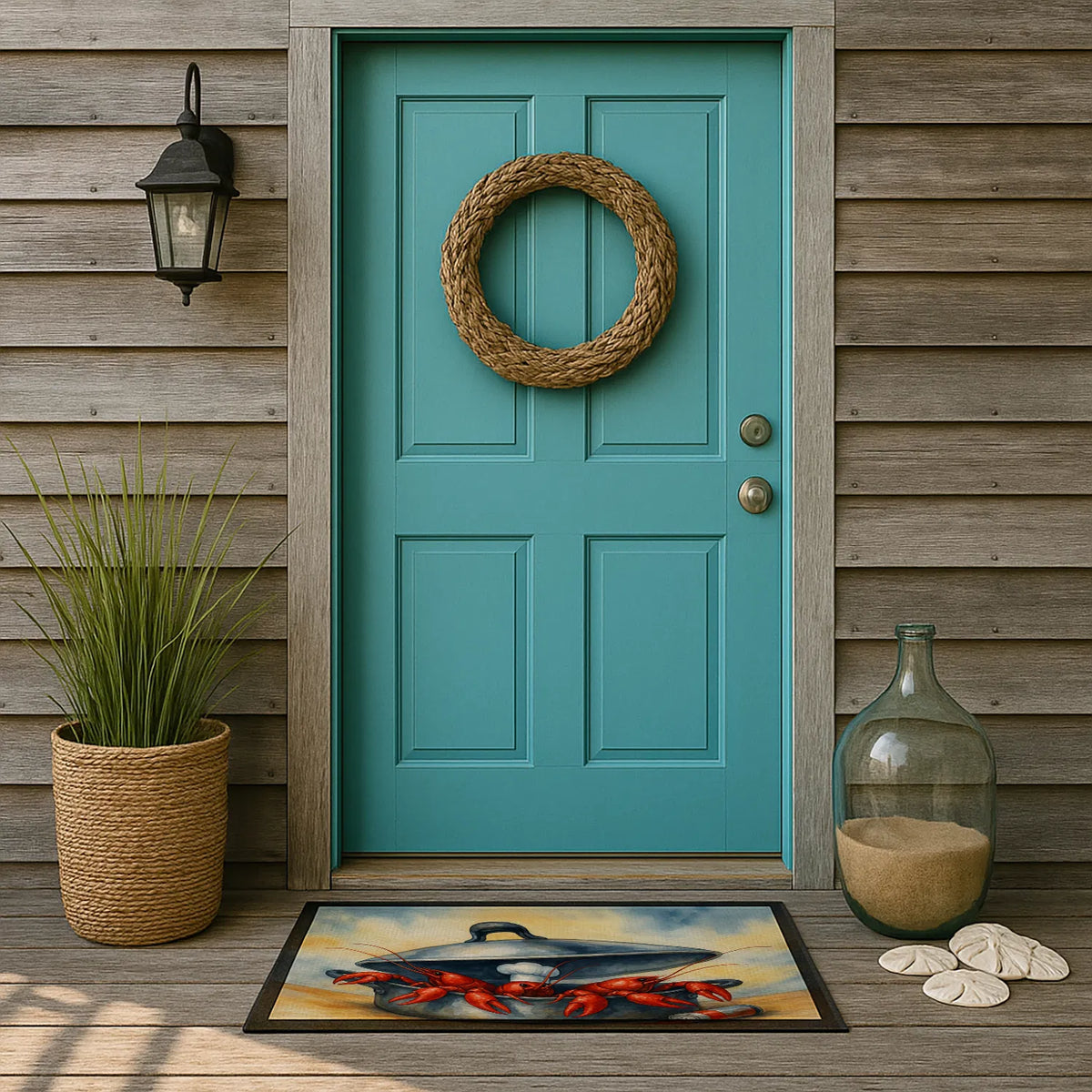 Crawfish Cooking Doormat Front Door Mat Indoor Outdoor Rugs