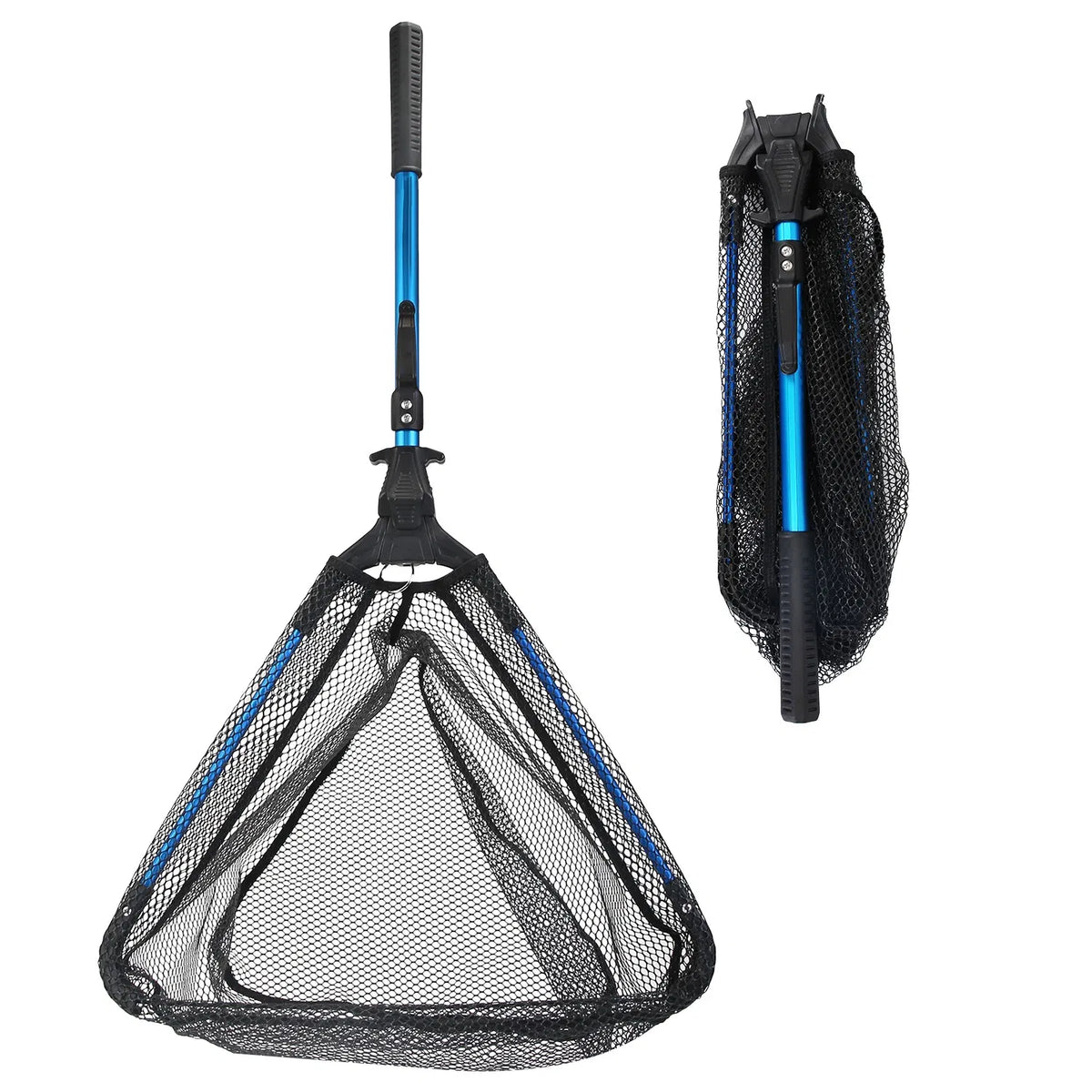 Foldable Fishing Landing Net, Aluminum Handle