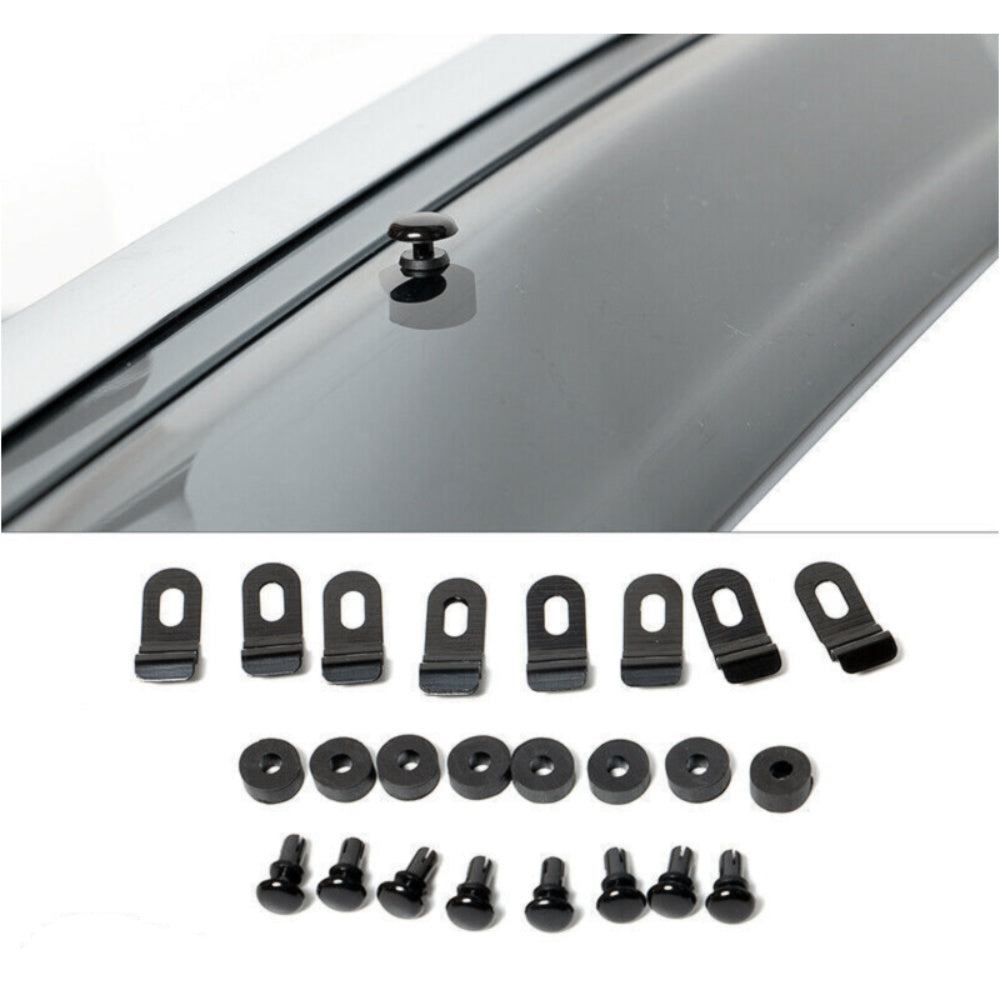 For 2018-2022 H Onda Accord Sedan Window Visor Deflector Guard W Chrome