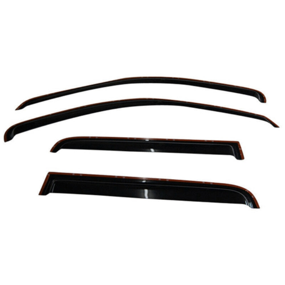 For Dodge 00-04 Dakota Crew Cab In Channel Acrylic Slim Style Window
