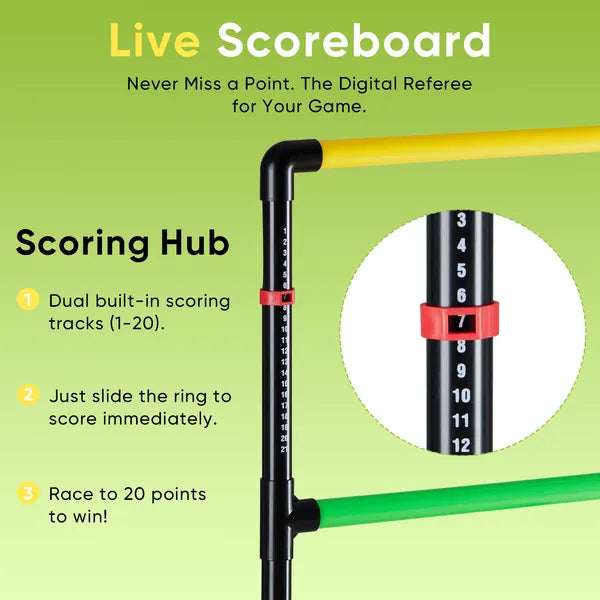 The Ladder Ball And Golf Throwing Ball Set Is Used For The Ladder