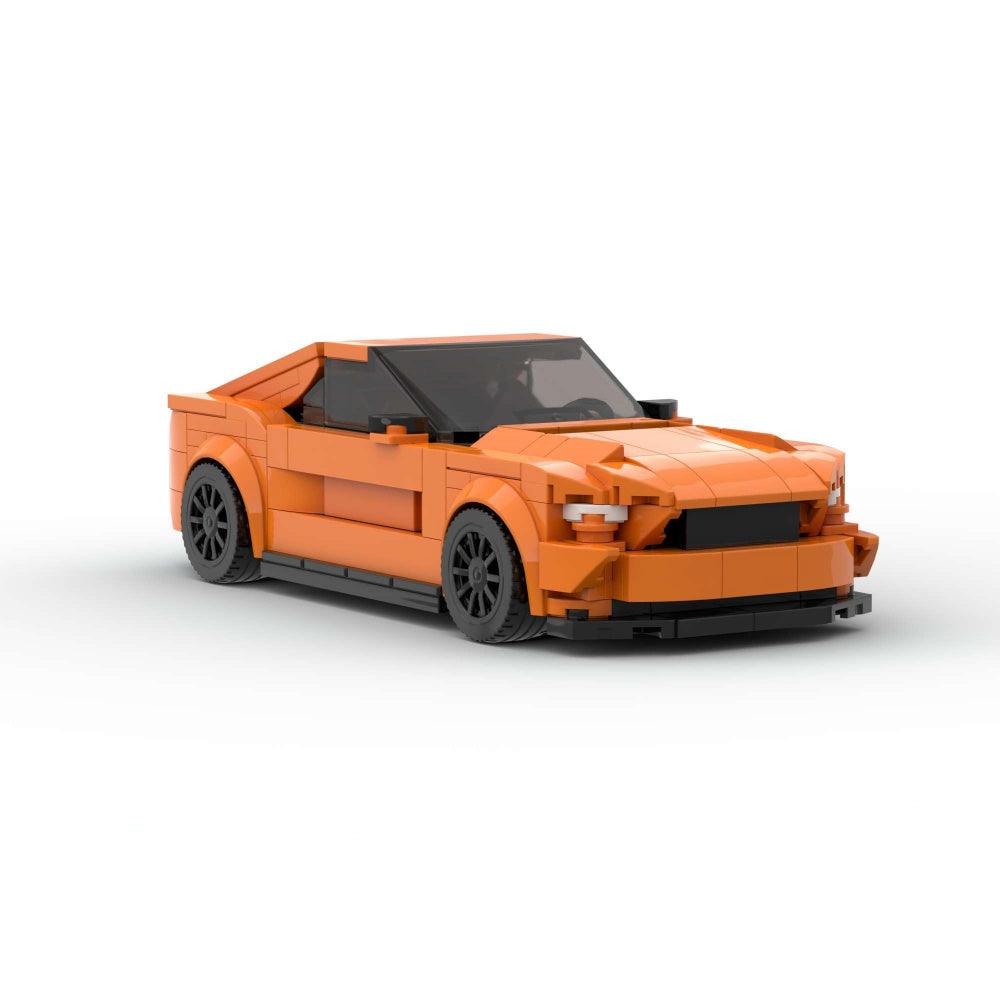 348PCS Sports Race Car MOC Building Blocks Mustang