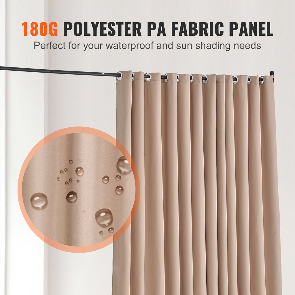 Room Divider, 96×120inch Portable Panel Room Divider With Wheels