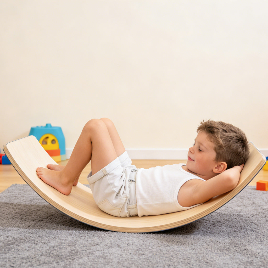 32 Inch Rocker Board Sensory Training Kids Balance Training Seesaw