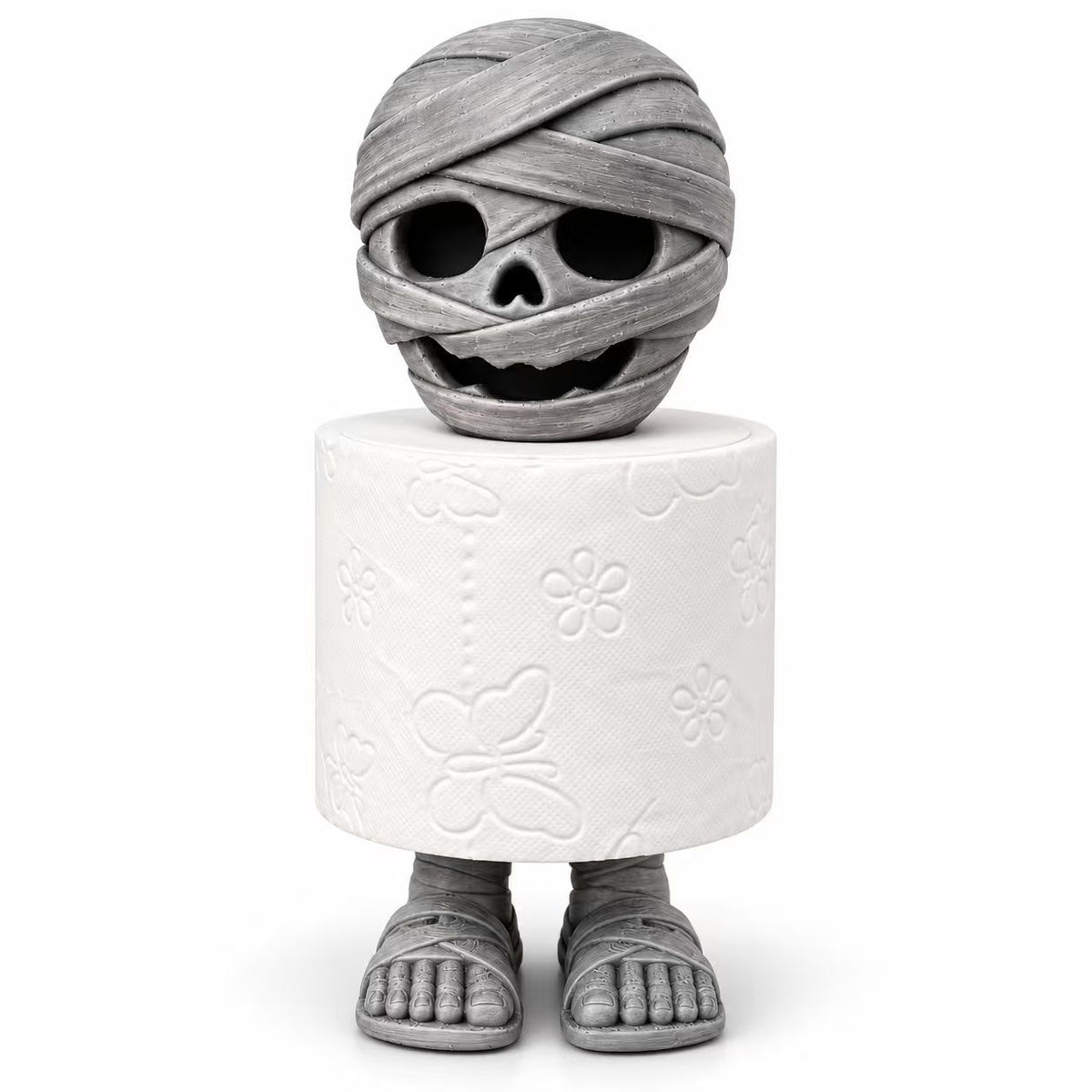 Halloween Mummy Toilet Paper Holder, 3D Printed Cute Mummy Bathroom